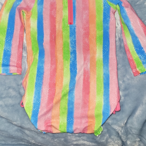 😎 Hatley Multi Striped Baby Rash Guard Swimsuit - Picture 4 of 4